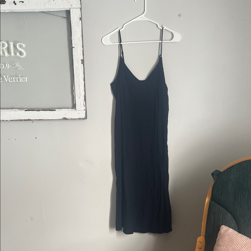 Elegant Black Slip Dress